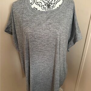 Livi Active Heather Gray Short Sleeve Top
